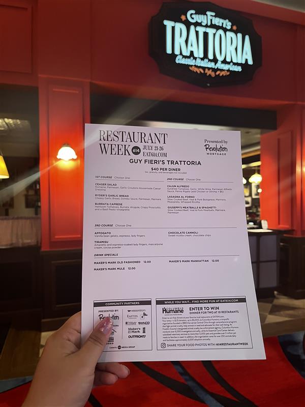 Are you excited for Restaurant Week? Because we are here at Guy Fieri's Trattoria!🔥 

Join us for only $40 for a 3 course meal July 21st and July 24th - July 26th!