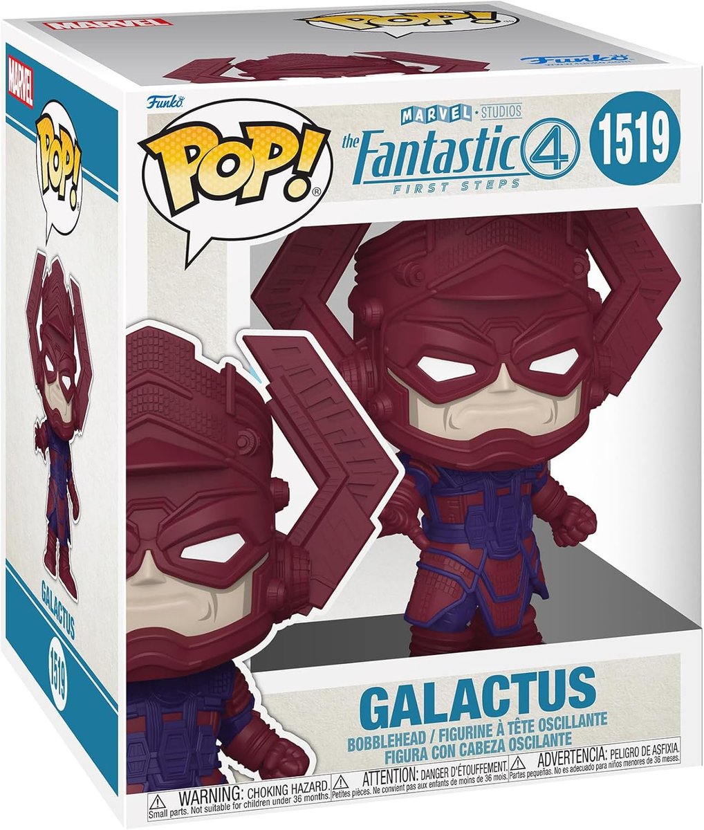 GeekVibesNation's tweet image. 🚨 GIVEAWAY! 🚨
Enter to win a Galactus #FantasticFour Funko POP!
To enter:
✅ Follow @GeekVibesNation
🔁 Repost
💬 Comment with your prediction for the domestic box office opening weekend!