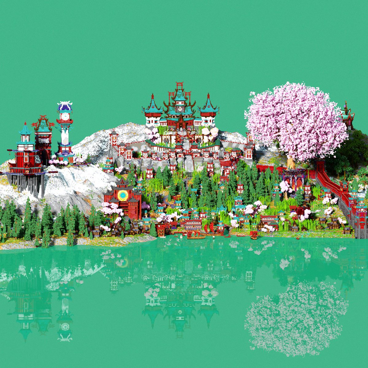 I Built a Fantasy Japanese City in Minecraft.
The Build is the Newest Addition to my 13-Year-Old map, Kingdom of Galekin

#minecraft #Minecraftbuilds