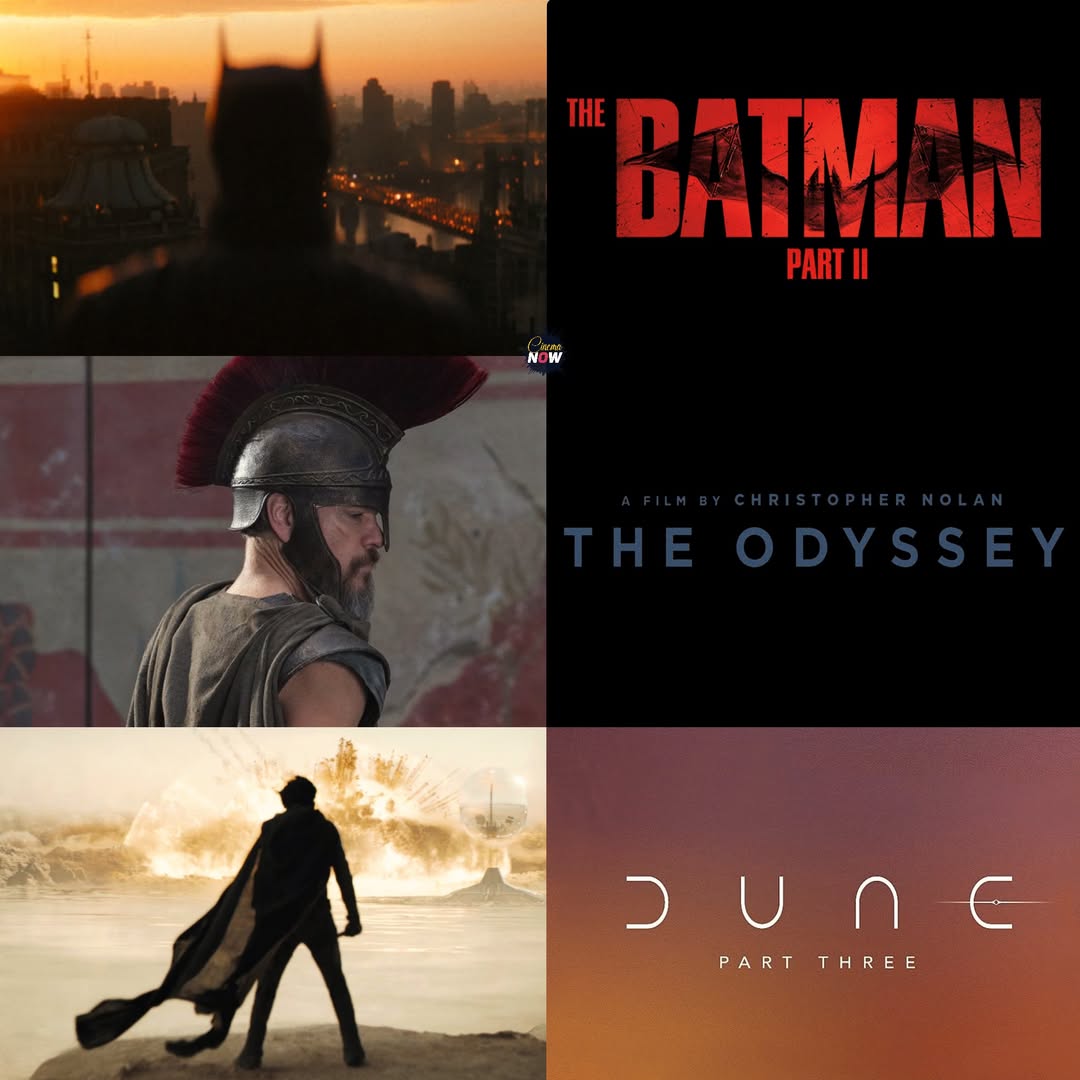 TheOscarRace's tweet image. The 3 most anticipated movies of the coming years.
Which one do you think will be the best?