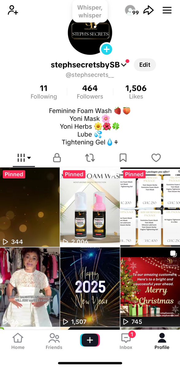 StephanieBLive's tweet image. tiktok.com/@stephsecrets__ y’all follow up and order your products
