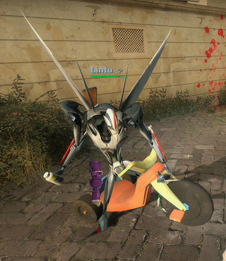 Lintufriikki's tweet image. cybertronians agreed to help against the zombie apocalypse, but not taking it too seriously...