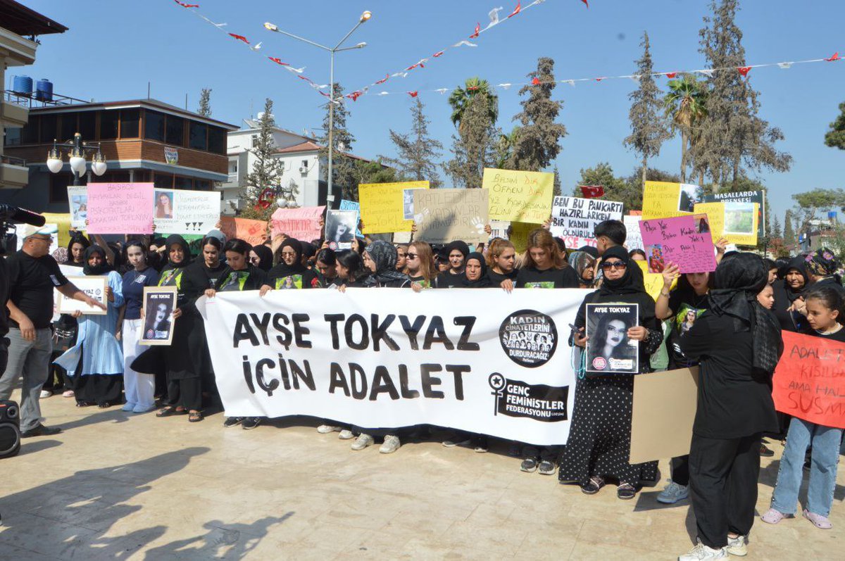 kcdplatformu's tweet image. 📍Hatay
Reyhanlı halkıyla birlikte #AyşeTokyaz için yürüdük.
Adalet sağlanana kadar mücadeleye devam edeceğiz.
Sen de katıl 👇
kadincinayetlerinidurduracagiz.net/bize-katilin