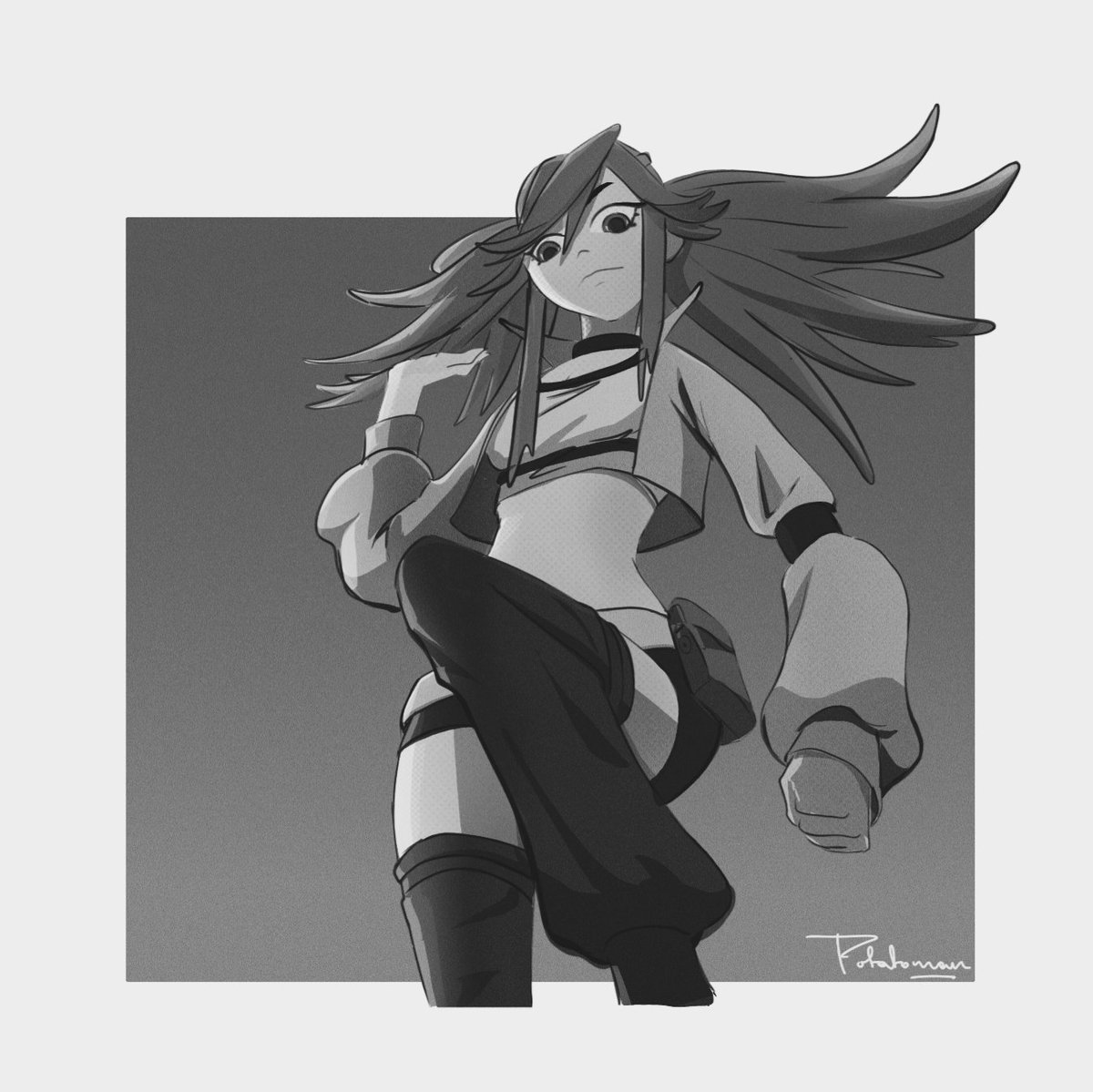 PotatoMan_91's tweet image. Anime art is not something I generally do. 😇 But I had to try after watching Gachiakuta! 😇😇
Loving it! ❤️
#AnimeArt #fanart #GACHIAKUTA