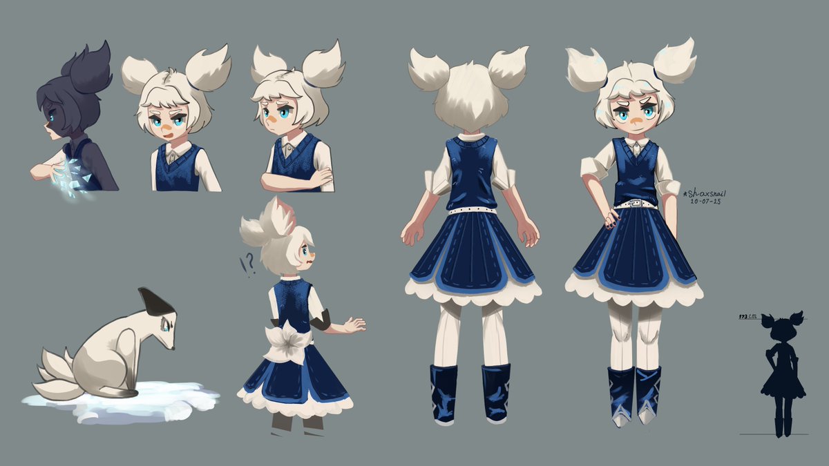 Shaxsnail's tweet image. Character Designs My original - character is kitsune. I made myself a reference of my character I hope someone will like it. My drawing style is hybrid. I am learning to draw in the Porforever style. Maybe in my creative path I hope it will change. Or not)
#oc #characterdesign