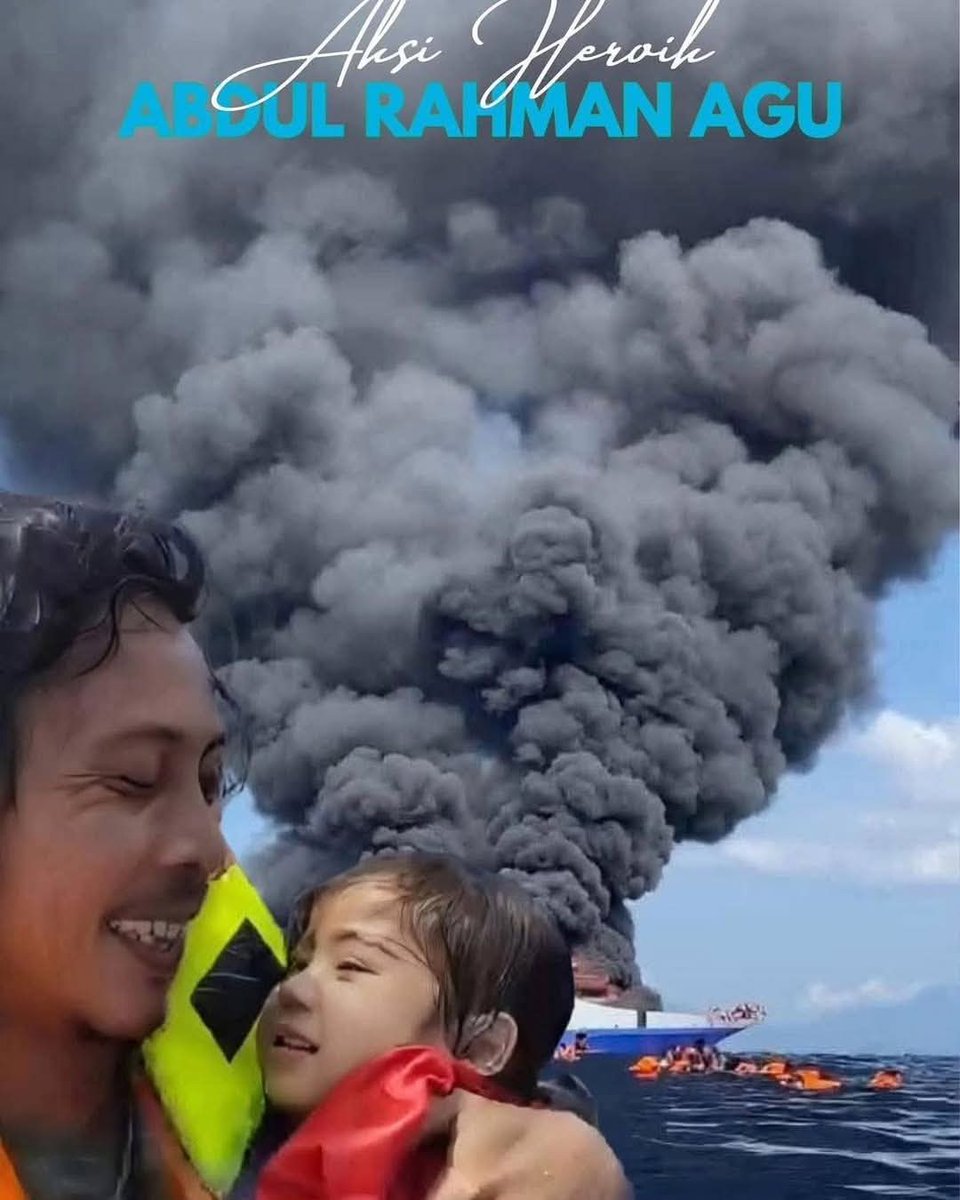 Abdul Rahman Agu disaat berusaha menyelamatkan dirinya, masih bisa memberikan pertolongan kepada seorang ibu dan mengambil anaknya untuk dia gendong dan menenangkan hati ibu yang memikirkan anak satunya lagi. Dan juga berusaha menghibur anak yang dia gendong agar tidak menangis.