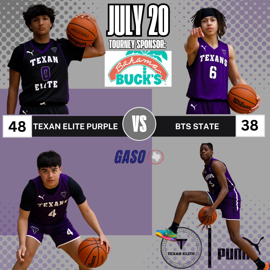TEXAN ELITE PURPLE goes 2-1 at GASO Summer Finale. Takes home 3rd in NCAA Blue Division. GO TEXANS!