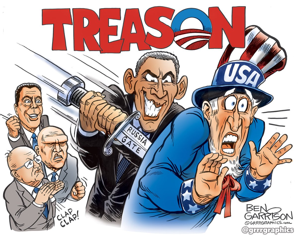 GrrrGraphics's tweet image. Obama's Treason
Arrest Obama
New Ben Garrison Cartoon
Tulsi Gabbard is the Director of National Intelligence and she found the smoking gun—concrete evidence that Obama and his crew of miscreants created what is now known as ‘The Russia Hoax.” It clouded Trump’s first term and…