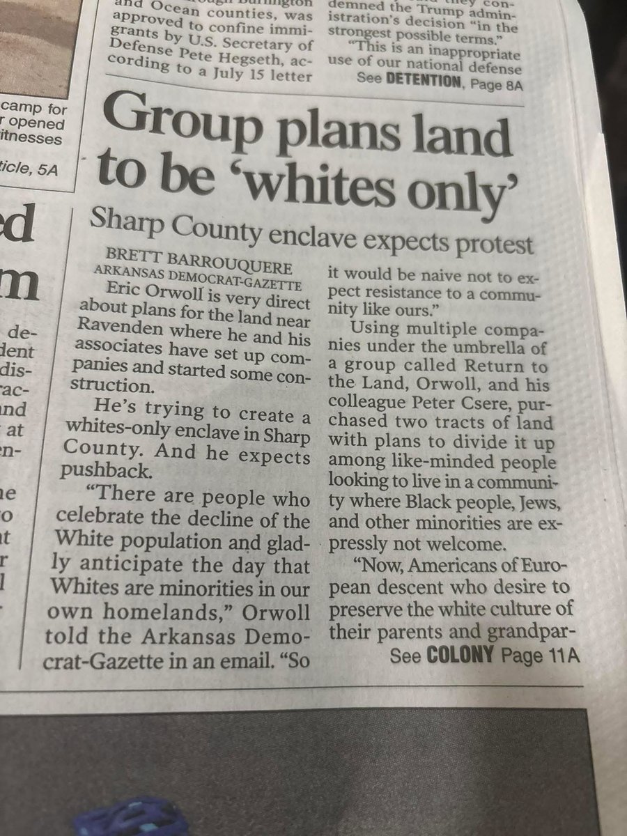 We live in 2025, not 1965. How is this still a thing??? Article is from the Arkansas Democrat Gazette. arkansasonline.com/news/2025/jul/…