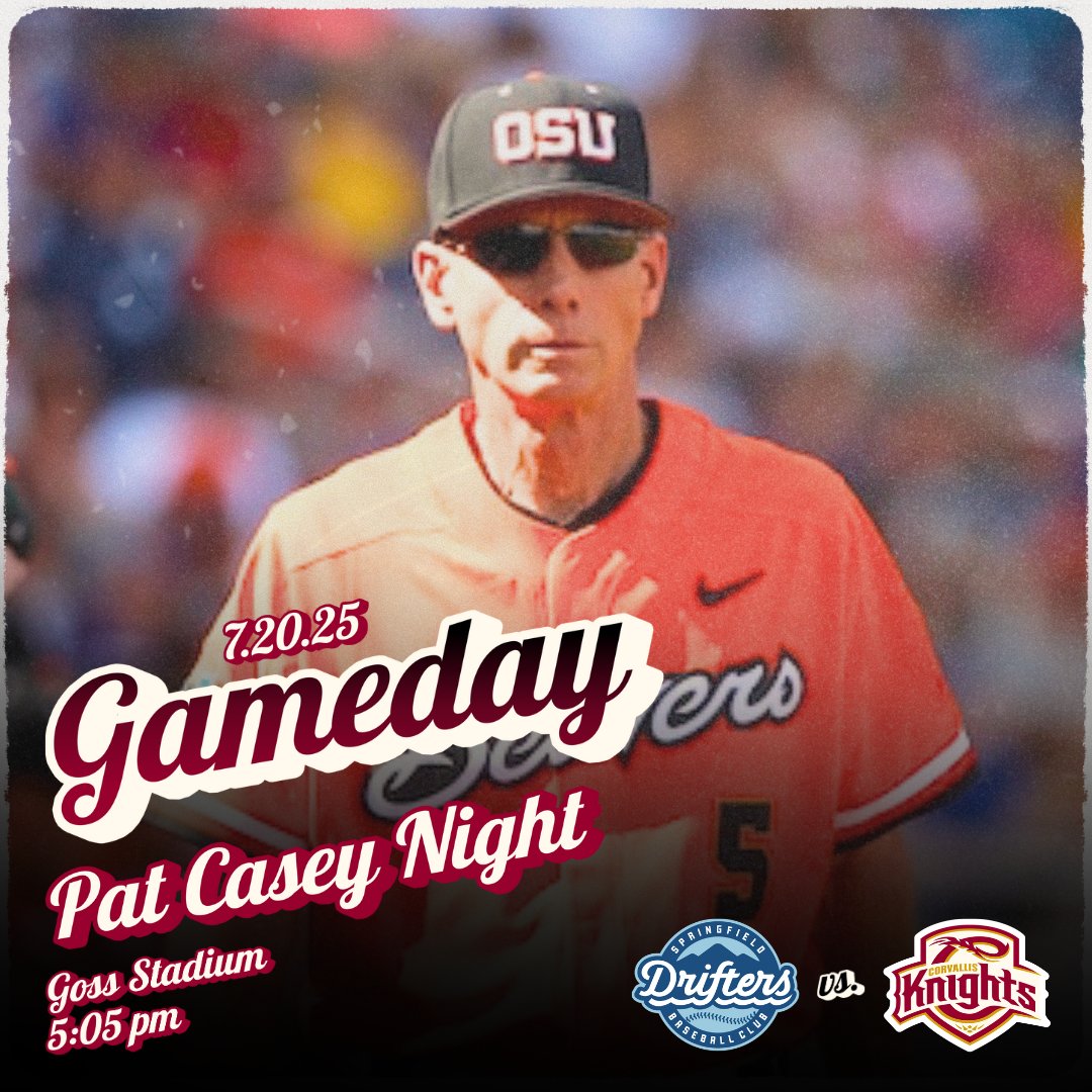 CorvKnights's tweet image. The House That CASE Built 🏟️🦫
This evening, we're celebrating legendary @BeaverBaseball coach Pat Casey and the legacy of Goss Stadium. The first 250 fans in the ballpark tonight get a Goss replica, courtesy of OSU Dugout Club.
🎟️ vivenu.com/event/springfi…