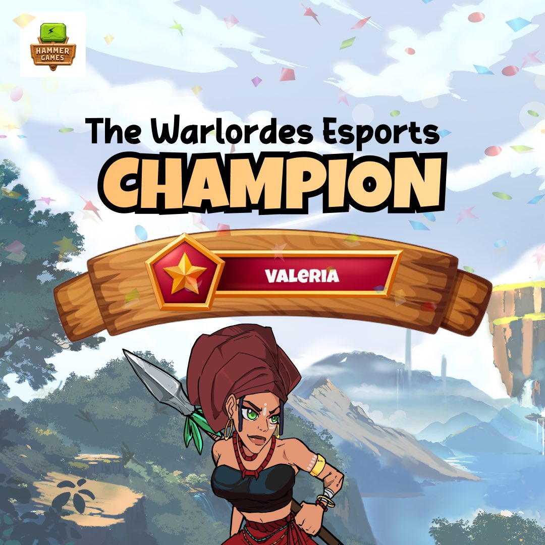 Hammer Games (@hammergameworld) on Twitter photo Big congratulations to @valeria_cerebra, the first-ever Warlordes winner, walking away with not just the bragging rights, but ₦200,000 in cash 💰
Coming in second after a fierce showdown is @i_am_tonyfx, earning a solid ₦100,000 💪
And major shoutout to our third and fourth Big congratulations to @valeria_cerebra, the first-ever Warlordes winner, walking away with not just the bragging rights, but ₦200,000 in cash 💰
Coming in second after a fierce showdown is @i_am_tonyfx, earning a solid ₦100,000 💪
And major shoutout to our third and fourth