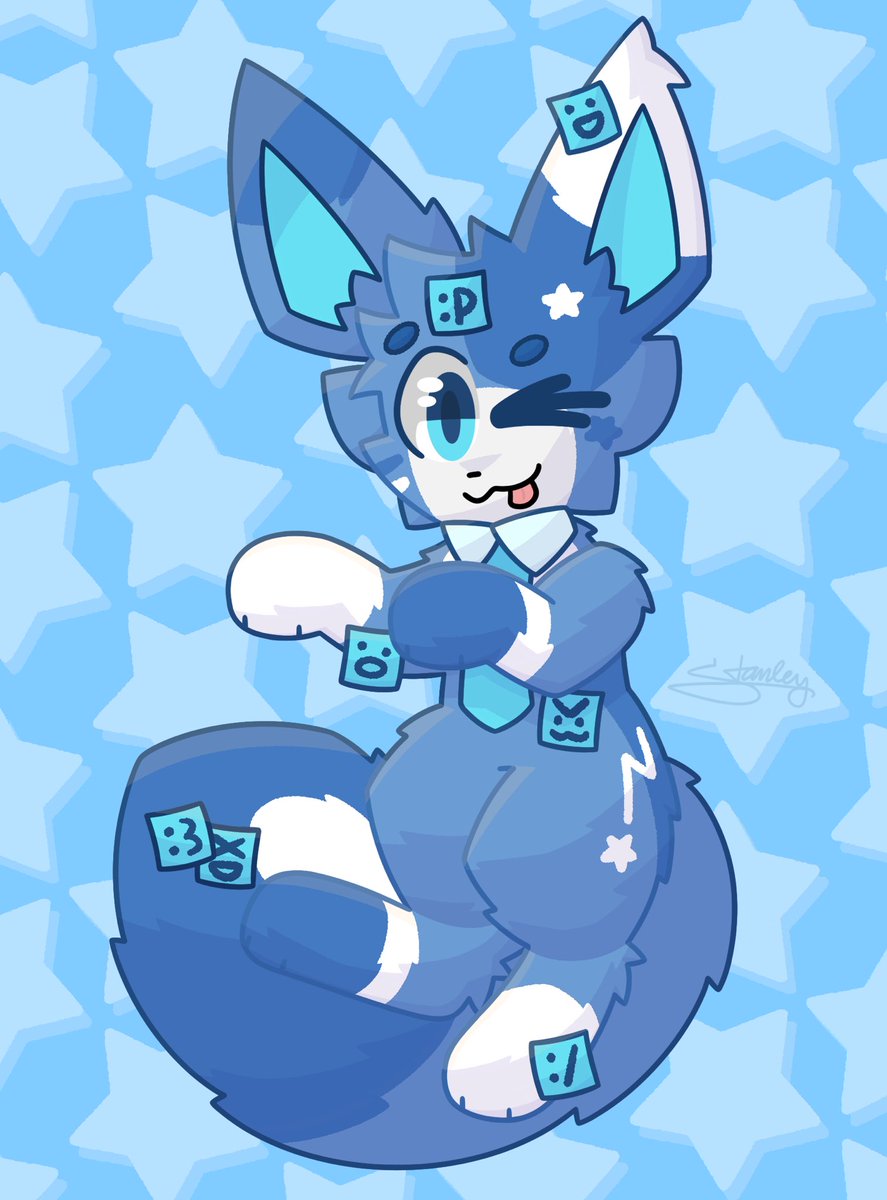 St4n_ley's tweet image. Tenth Art Fight attack on @PoiuuShho
Thanks for letting me draw them!
(You’re such an inspiration to me)
#artfight #artfightteamfossils #furry