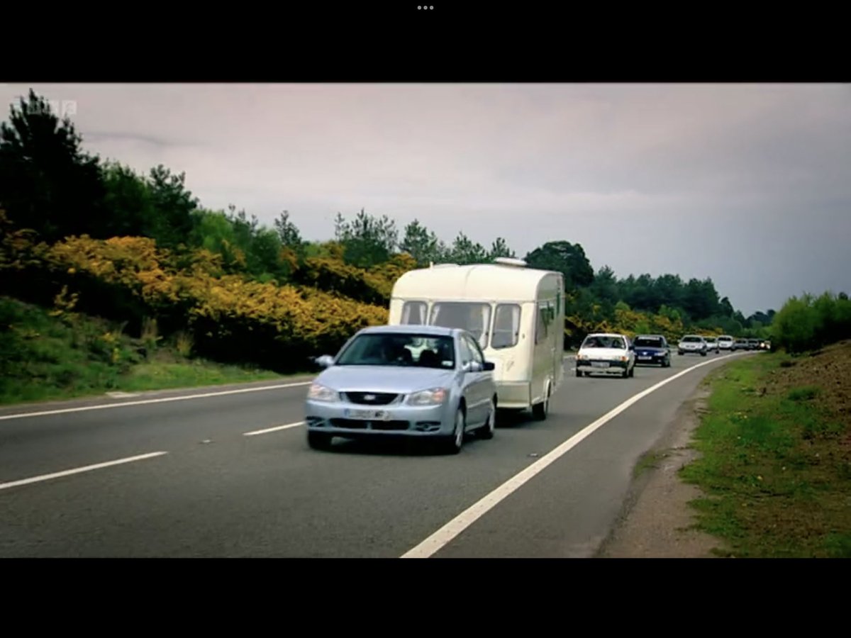 topgear_quoter's tweet image. We were now in Dorset just a few miles from the site and back on single carriageways, which meant it was business as usual behind us.
I've just seen the queue as we came off the roundabout.
I can't live with the shame!
#TopGear
