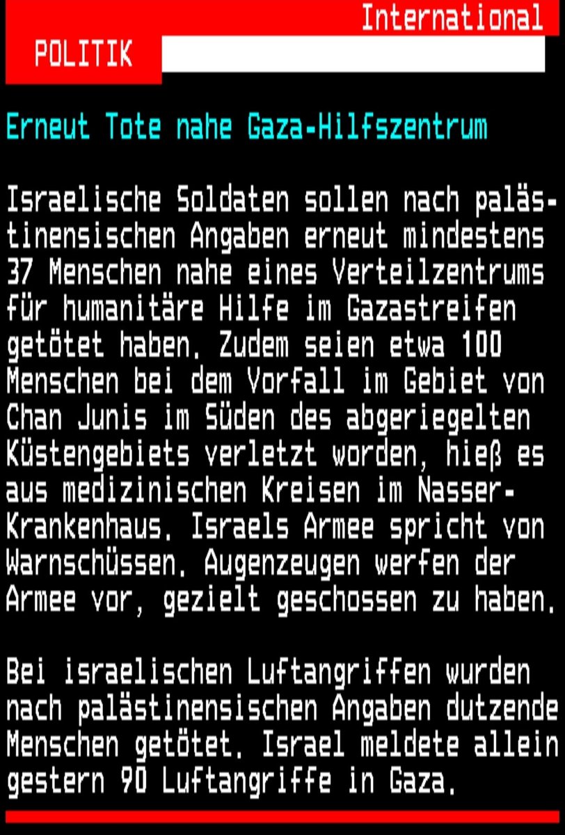 1:1 Hamas-Angaben in den headlines @orf