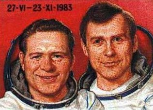 ASE_Astronauts's tweet image. Today, we remember ASE Founding Member Vladimir Lyakhov (left) on his #birthday. Lyakhov flew to space three times between 1979 and 1988 (Soyuz 32, Soyuz T-9, and Soyuz TM-6) as part of trips and expeditions to Salyut 6, Salyut 7, and Mir. ✨