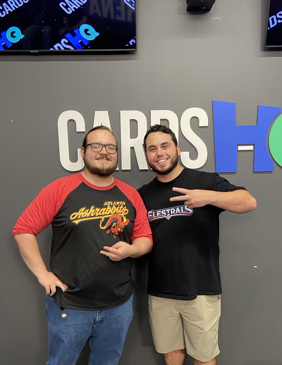 CardsHQShop's tweet image. WHAT. AN. EVENT. Huge thank you to @elestrals for the team up in hosting this amazing event! This was an amazing time and we look forward to teaming up again in the future! Exciting news too, CardsHQ has its first ever stamped trading card! 😎
