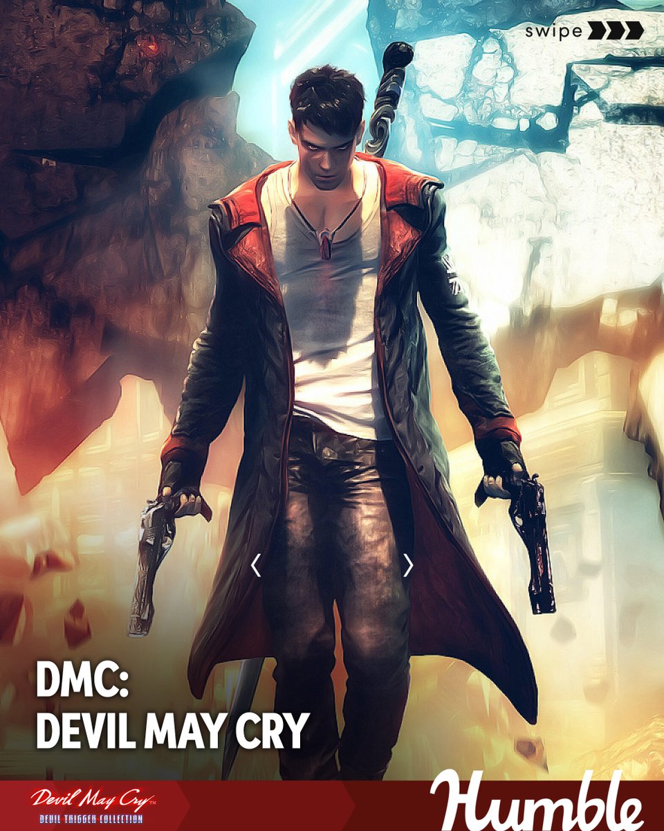 humble's tweet image. Play through a retelling of Dante’s origin story in a whole new way with DmC: Devil May Cry.
The Devil May Cry: Devil Trigger Collection supports @BreakthroughT1D | bit.ly/4lV1Say