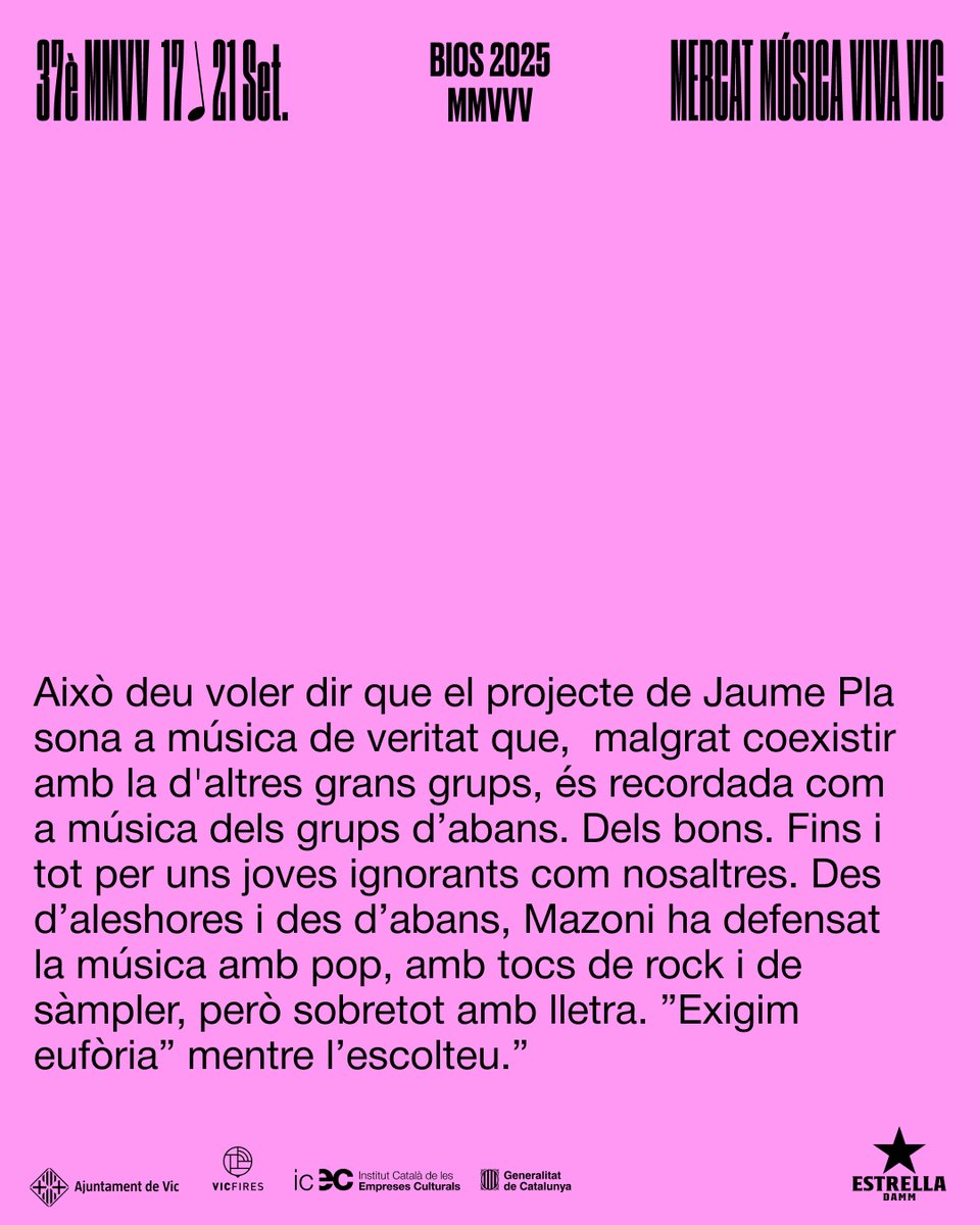 <a href="/mazonisongs/">Mazoni</a>  sona a música de veritat, fins i tot per a joves ignorants com els <a href="/deusisimis/">Déus i Simis</a> 

Totes les bios a mmvv.cat