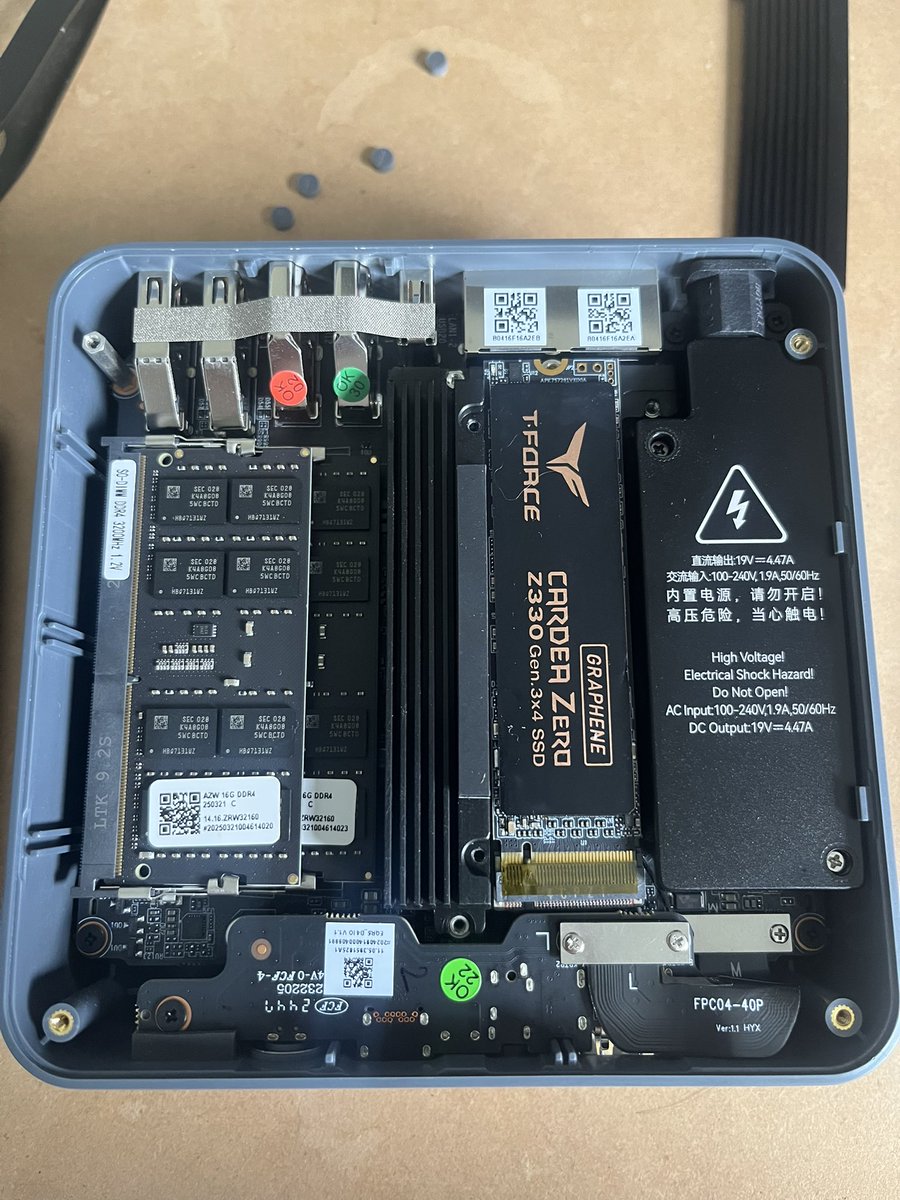 DanielTheScribe's tweet image. If you can’t manually upgrade the RAM and NVME drive on your @Beelinkofficial EQR5 personal Ubuntu server running public goods infrastructure to honor God, follow my account and learn.