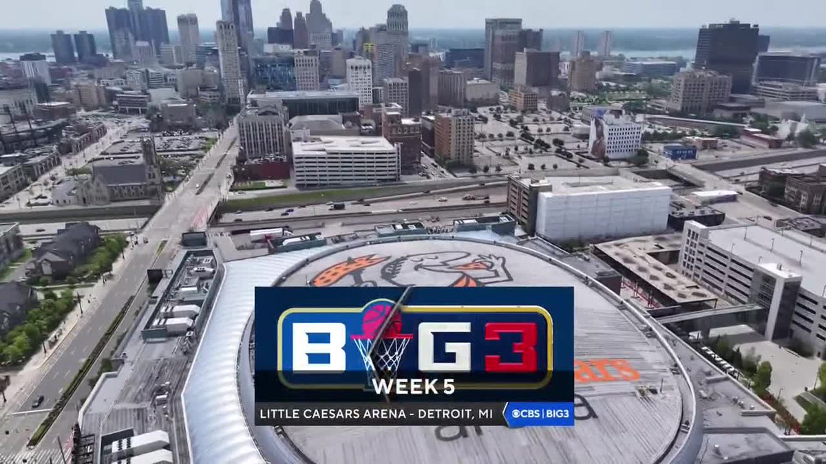 CBSSports's tweet image. Time for some @thebig3 action in the Motor City 🏀
Watch now on CBS.
