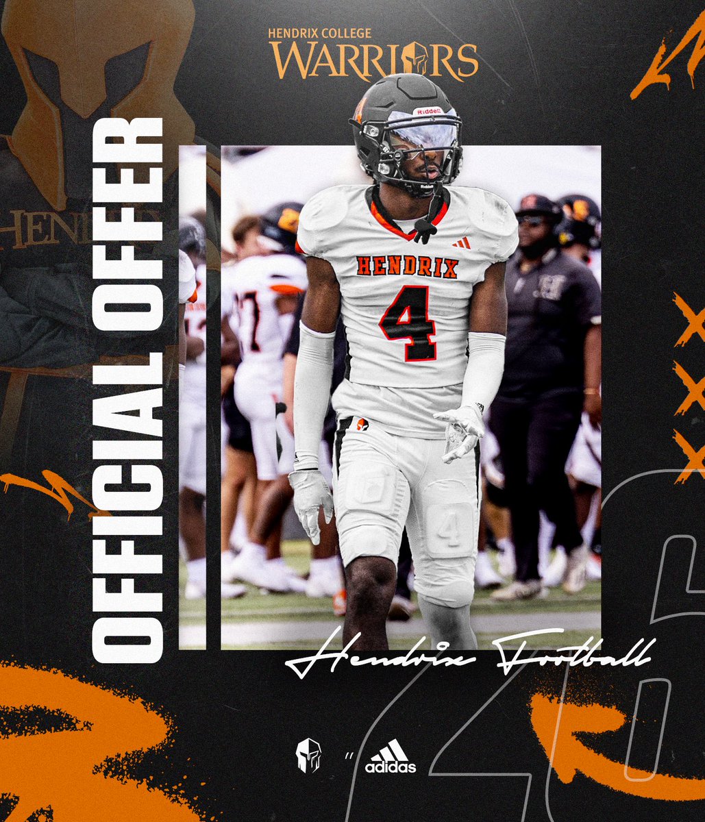 wyattedwardsLS's tweet photo. After a great visit and conversations with @CoachDoerrHDX and @NotCoachBuck, I’m excited to receive an offer from @HendrixFootball! I had a great time, and I’m looking forward to coming back in the fall! #WeAreWarriors
@RussHeidiSLC
@GreenwoodFball
@SpecialTeamsU
@TheChrisRubio https://t.co/Bi7WOQm8Oe