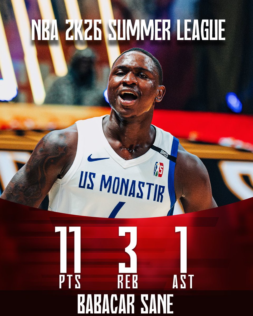 theBAL's tweet image. ‘25 All-BAL Second Team ➡️ NBA 2K26 Summer League
Babacar Sane stays rising. 🇸🇳🧨
#BAL5