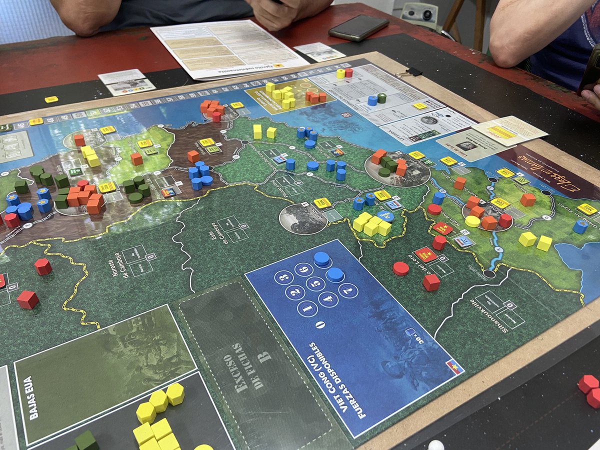 Estratega de sofá (@estrategasofa) on Twitter photo Verano de vietnamización (II): partida al Fire in the Lake en <a href="/MiS_wargameclub/">Maquetisme i Simulació</a>. mis VC no han podido desangrar a los yanquis y el auda asalto del NVA sobre Saigón no ha surtido el efecto esperado, pero todos hemos disfrutado la partida Verano de vietnamización (II): partida al Fire in the Lake en <a href="/MiS_wargameclub/">Maquetisme i Simulació</a>. mis VC no han podido desangrar a los yanquis y el auda asalto del NVA sobre Saigón no ha surtido el efecto esperado, pero todos hemos disfrutado la partida