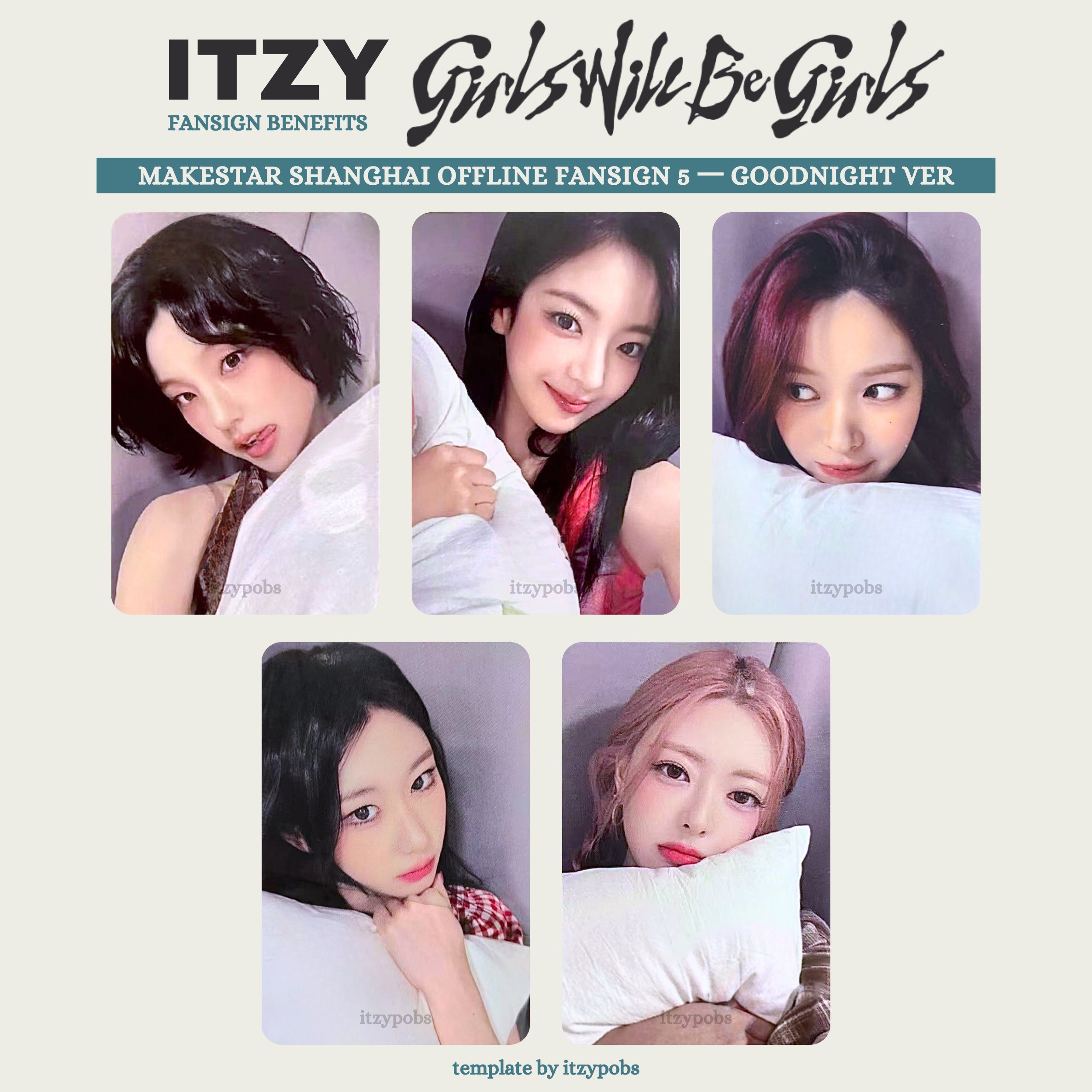itzy メンバー全員 直筆サイン入りポスター itzy メンバー全員 直筆サイン入りポスター itzy 全員直筆サイン