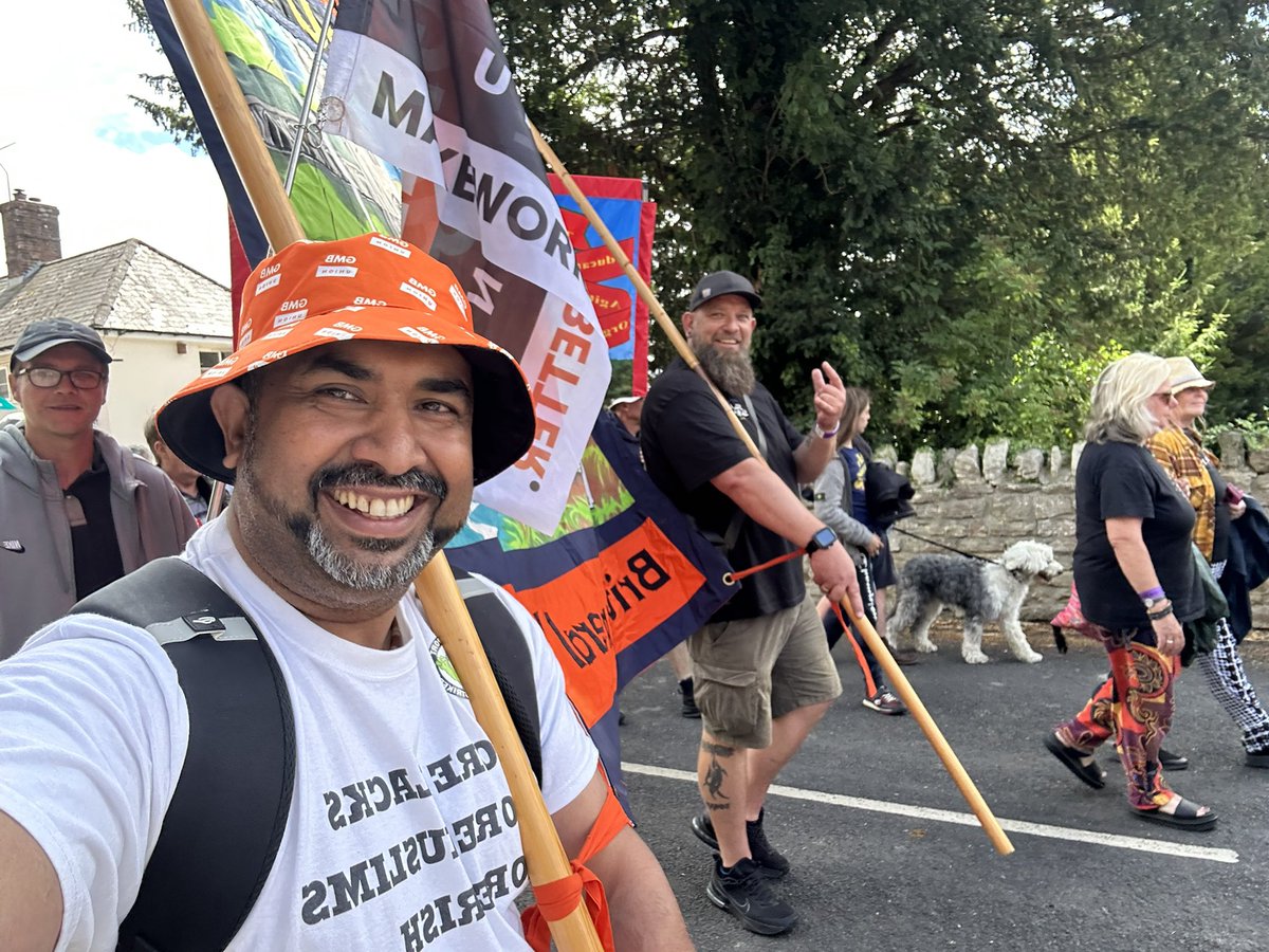 theAliHaydor's tweet image. GMB Union proudly marched in Tolpuddle today, standing alongside fellow trade unionists.
The Tolpuddle Martyrs Festival is an important moment for the trade union movement – a time to reflect on the struggles and victories of the past. For GMB, it’s also a chance to renew our…