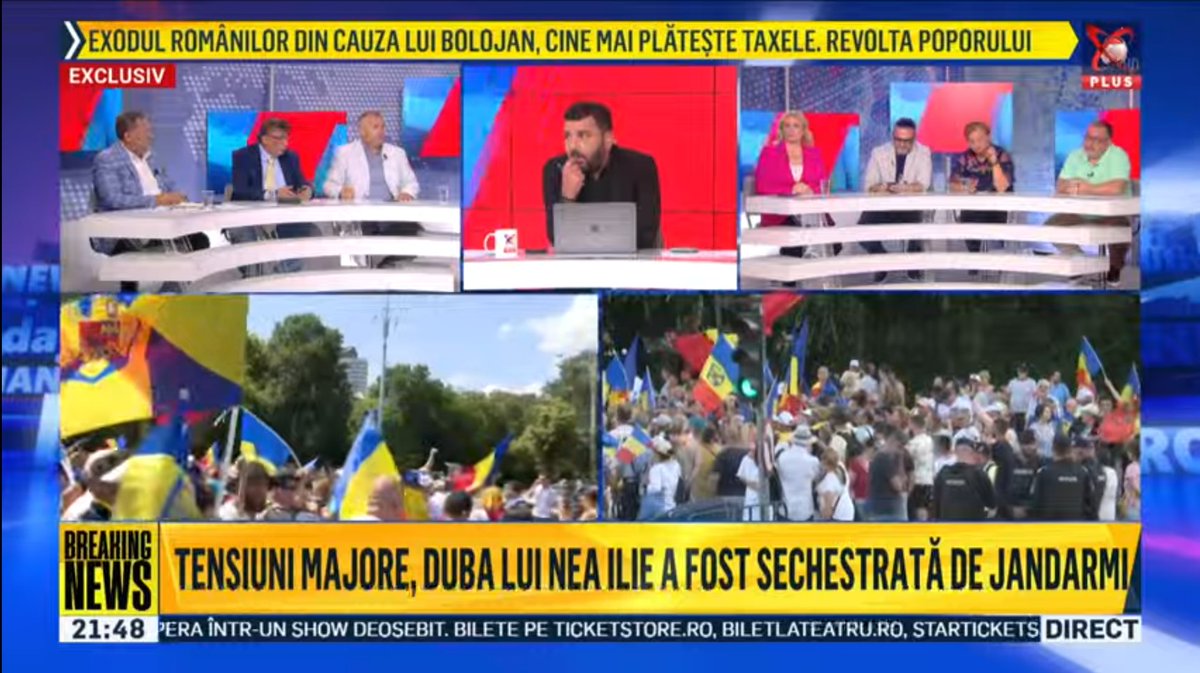 Anti_Spootnik's tweet image. La Realitatea Plus este apocalipsa în direct. Cele mai negre știri sunt astea:
- duba lui nea Ilie a fost sechestrată de jandarmi.
- românii vor avea apometre pe apa din fântână.
- vor fi români care vor muri de foame.
- Bolojan va fi gonit cu cartofi de la Guvern.
Eu cred că…