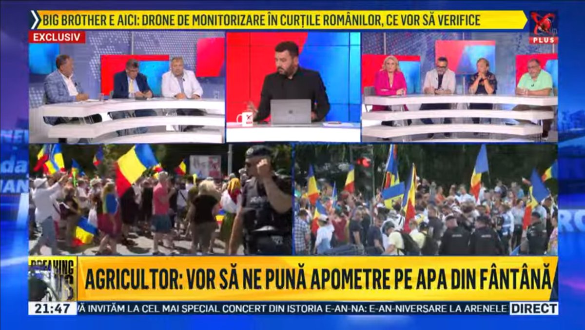 Anti_Spootnik's tweet image. La Realitatea Plus este apocalipsa în direct. Cele mai negre știri sunt astea:
- duba lui nea Ilie a fost sechestrată de jandarmi.
- românii vor avea apometre pe apa din fântână.
- vor fi români care vor muri de foame.
- Bolojan va fi gonit cu cartofi de la Guvern.
Eu cred că…