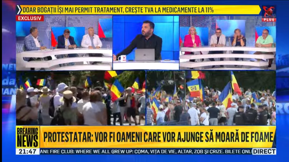 Anti_Spootnik's tweet image. La Realitatea Plus este apocalipsa în direct. Cele mai negre știri sunt astea:
- duba lui nea Ilie a fost sechestrată de jandarmi.
- românii vor avea apometre pe apa din fântână.
- vor fi români care vor muri de foame.
- Bolojan va fi gonit cu cartofi de la Guvern.
Eu cred că…