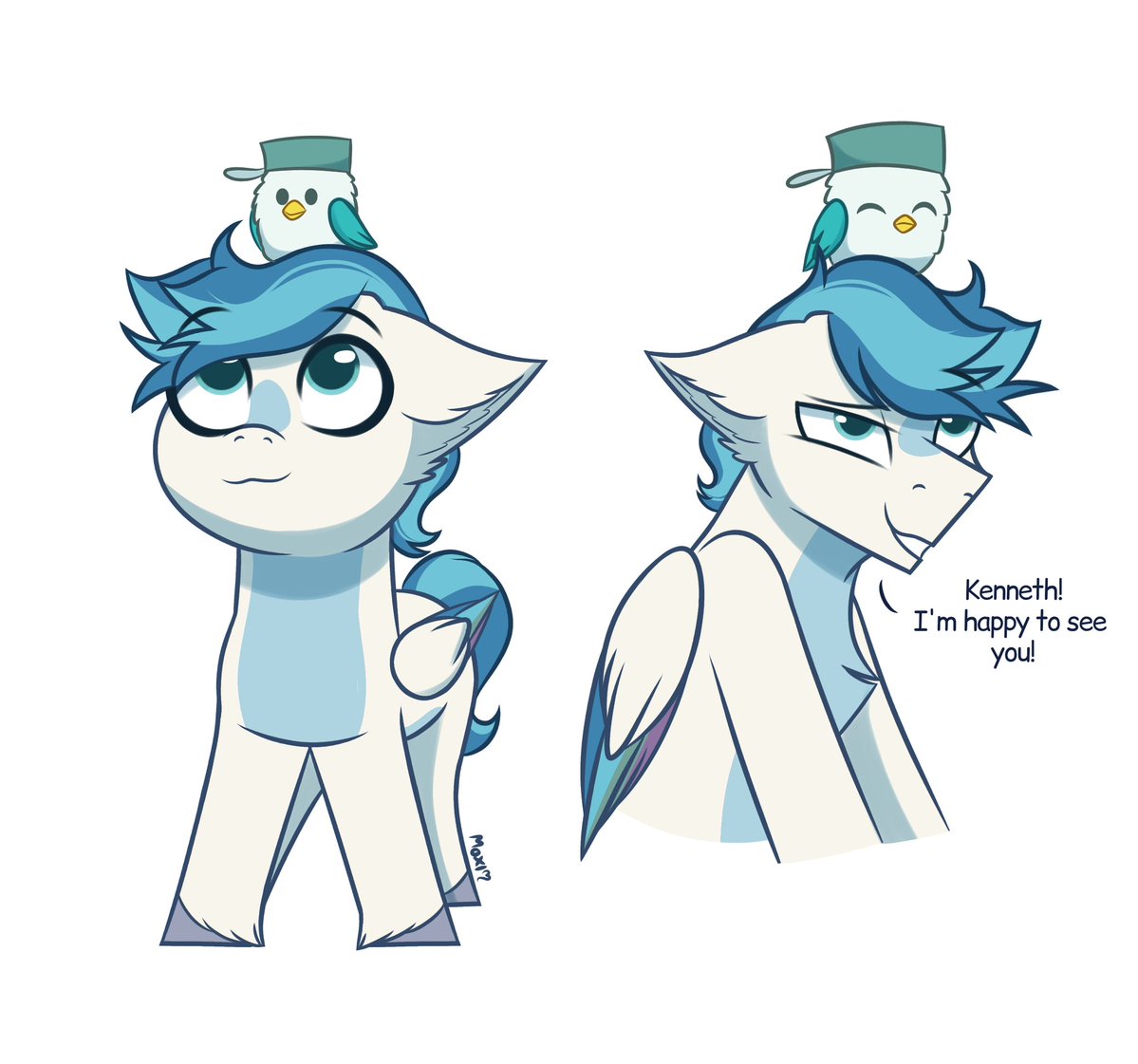maxi_ponie's tweet image. Valour and Kenneth 🤍💙
#MLP #mlpg5 #ValourSpearhead #mylittlepony