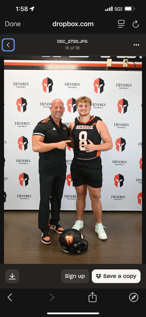Garrett_Hunt8's tweet image. Thank you @RussHeidiSLC and @HendrixFootball for the official visit. I am blessed to announce I have received my 3rd offer from Hendrix Football !!! @CoachHood23
@CoachBrink2110 @xtrapoint14 @SwarmtheState