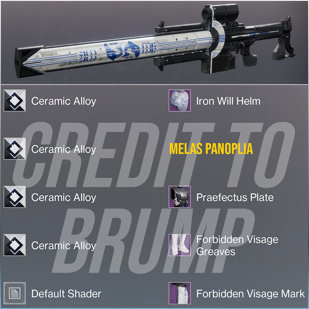 KrypzYT's tweet image. Izanagi's Burden Titan Fashion!
Credit to Brump from my Discord
Follow for more Destiny 2 Fashion!