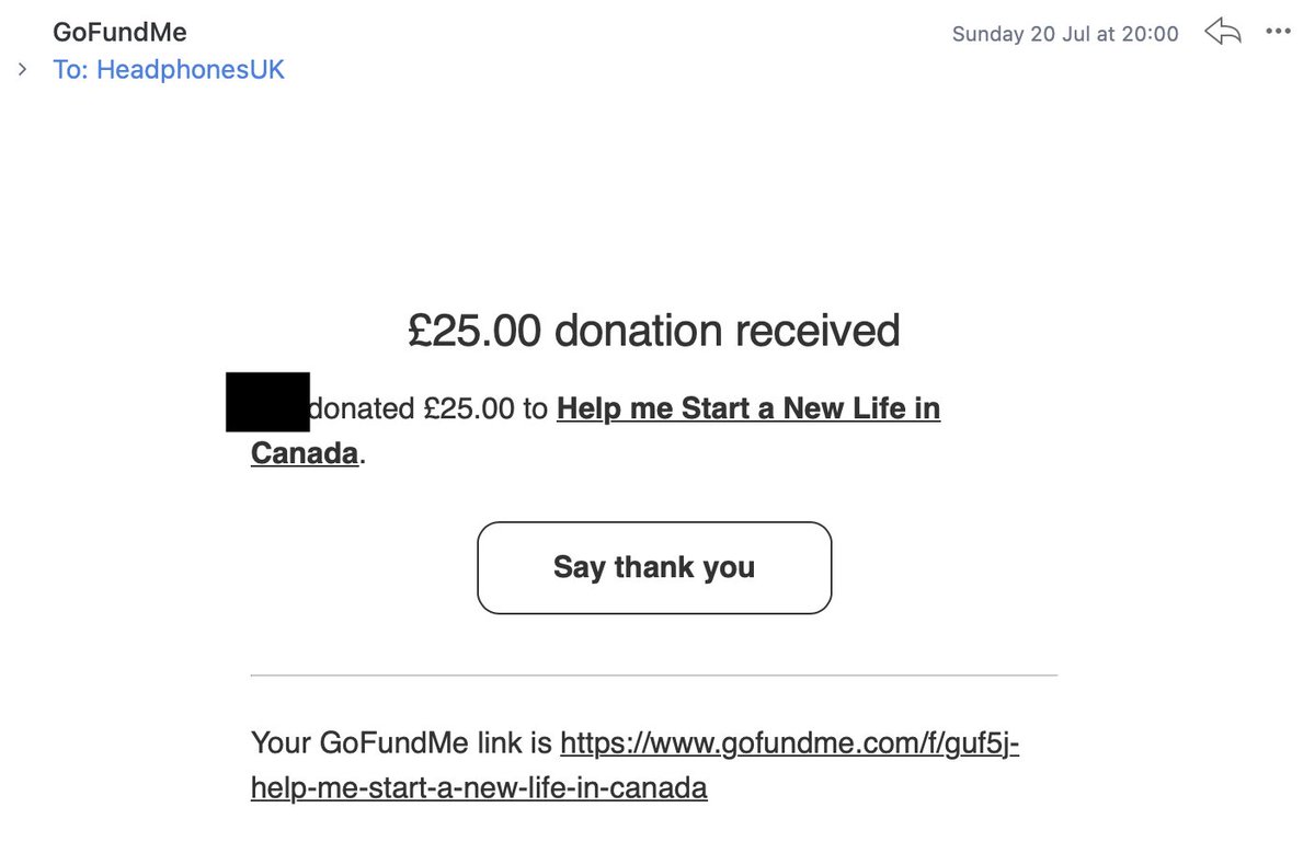 Headphones_UK's tweet image. Just got another new donation! gofundme.com/f/guf5j-help-m…
#gofundmehelp #gofundme #donation #crowdfunding