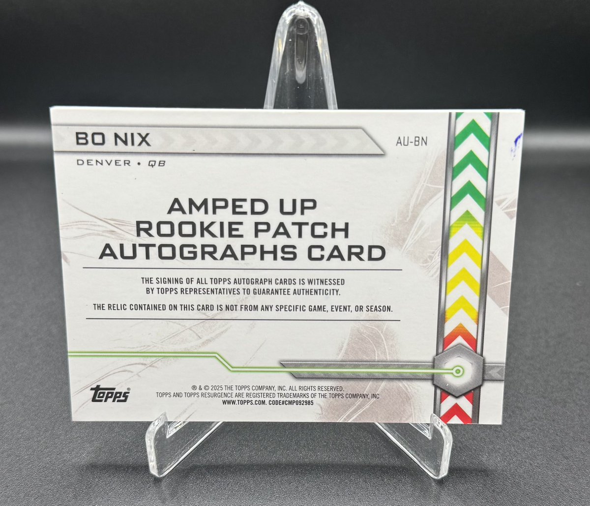 Bo Nix Resurgence RPA Bookend 14/14

$750

Would also look at cash and trade