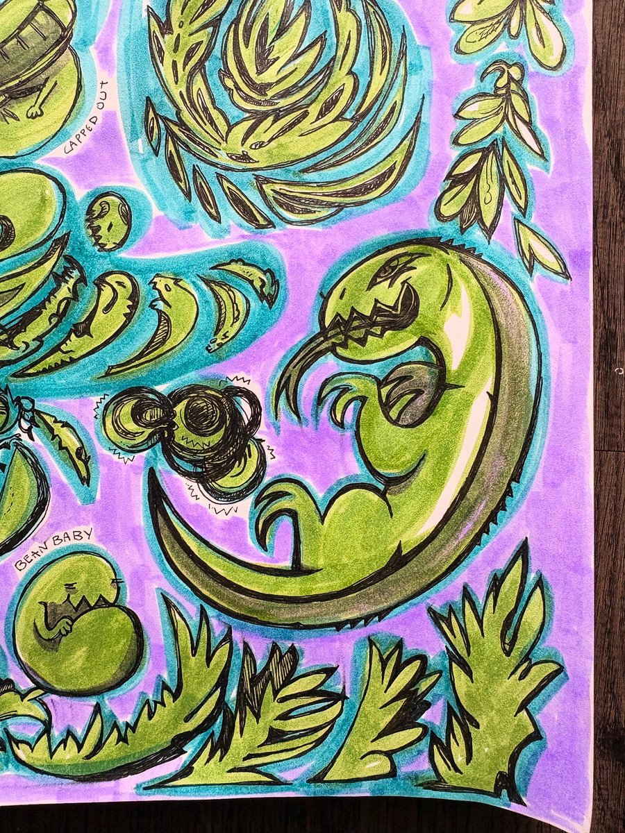 ixsstyx's tweet photo. Session 7: Sometimes healing looks like finishing what you start.

Tonight's color study: fun creatures, monsters, and plants that feel symbolic of mental growth.

Actually finished it this time! Which creature is your favorite?

#colorStudy #artistjourney #session7 https://t.co/JcWdRuBZqF