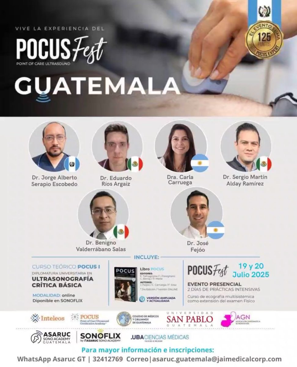 ArgaizR's tweet photo. Had an amazing time at #POCUSFEST in Guatemala 🇬🇹 with the incredible @ASARUC1 family! https://t.co/RieHSuvxQR