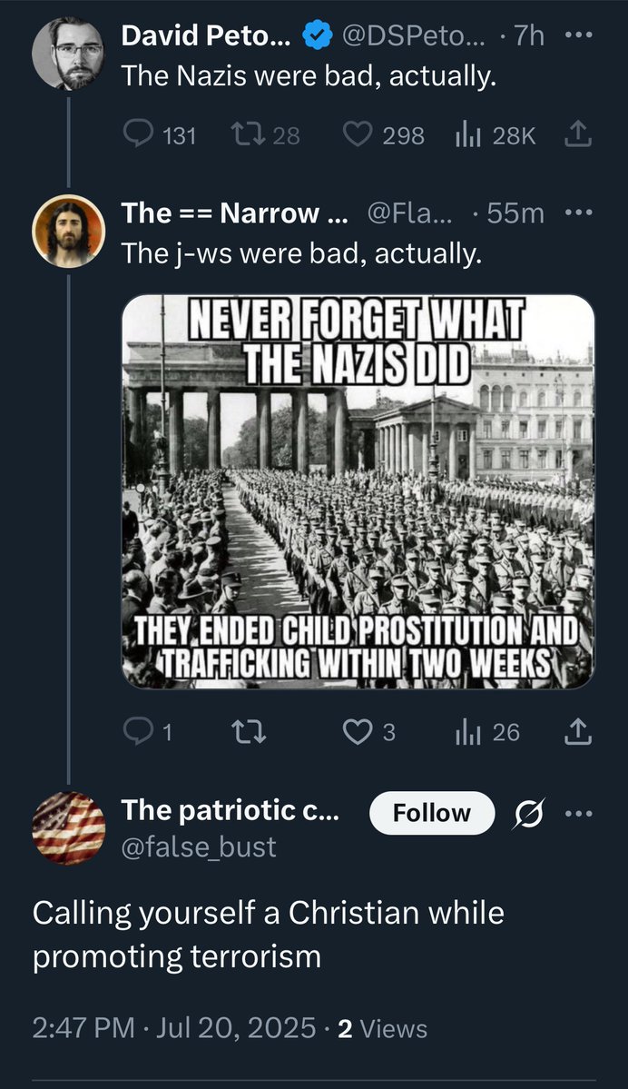 Flank_Em's tweet image. Christians like this have been fooled and indoctrinated by the very SOS Jesus warned of and haven't studied enough to show themselves approved.