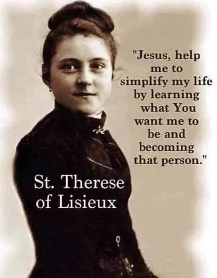 Saint Therese, pray for us! 🙏