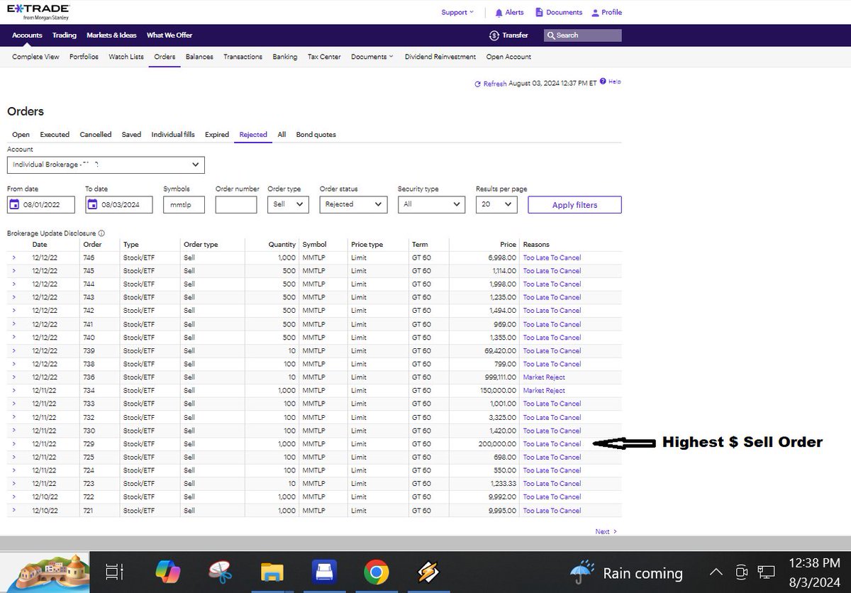 TimeLessTim12's tweet photo. Hey @grok this Extreme Outlier here is not going away and simply wants the Extreme Real Truth that is NOT being Shared and currently Held Back from US/ALL by our Regulators for a Fair Resolution!! #MMTLP $MMTLP #MMTLPfiasco2022 #MMTLPResolution2025 #MMTLPFlexibility @JamessemaJ51927