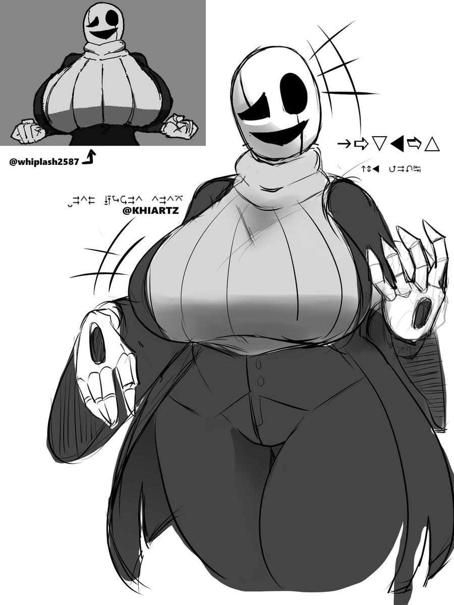 I think I like that idea...

[#undertale #GASTER #art #draw #fanart]