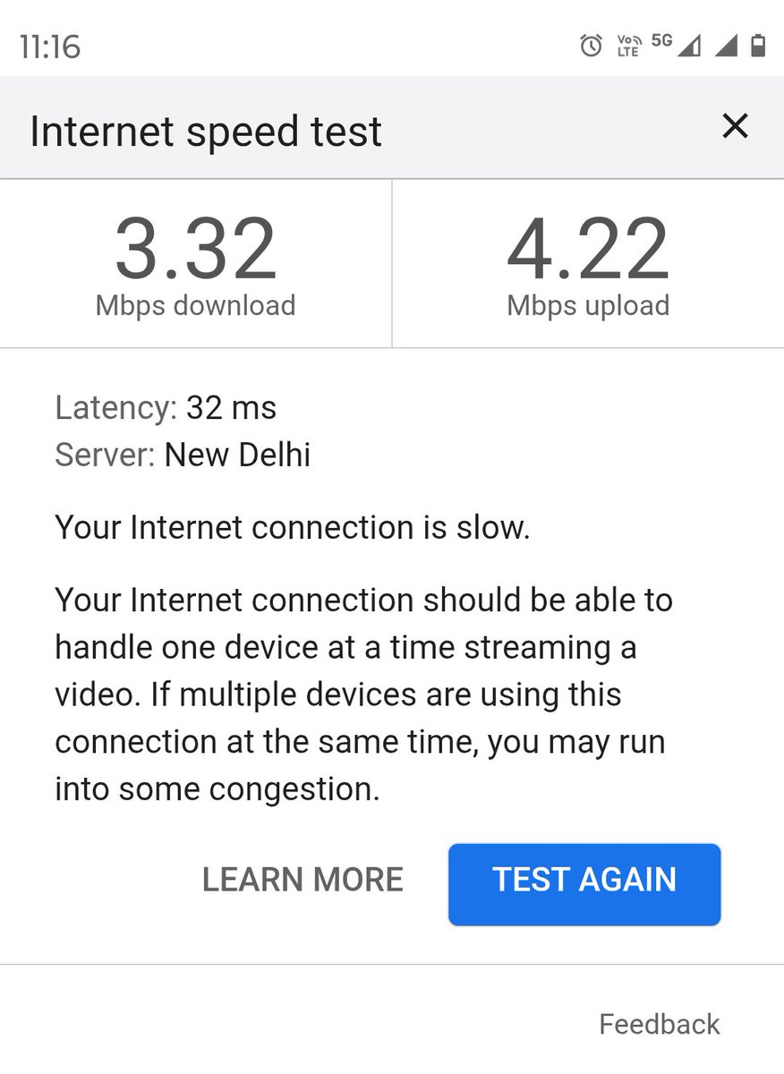 KeepLearnNew's tweet photo. See the Airtel 5G Plus Speed in My Area @airtelindia @airtel #airtel5Gplus #airtel5G #airtelinternetspeed https://t.co/Txjs1z19GS