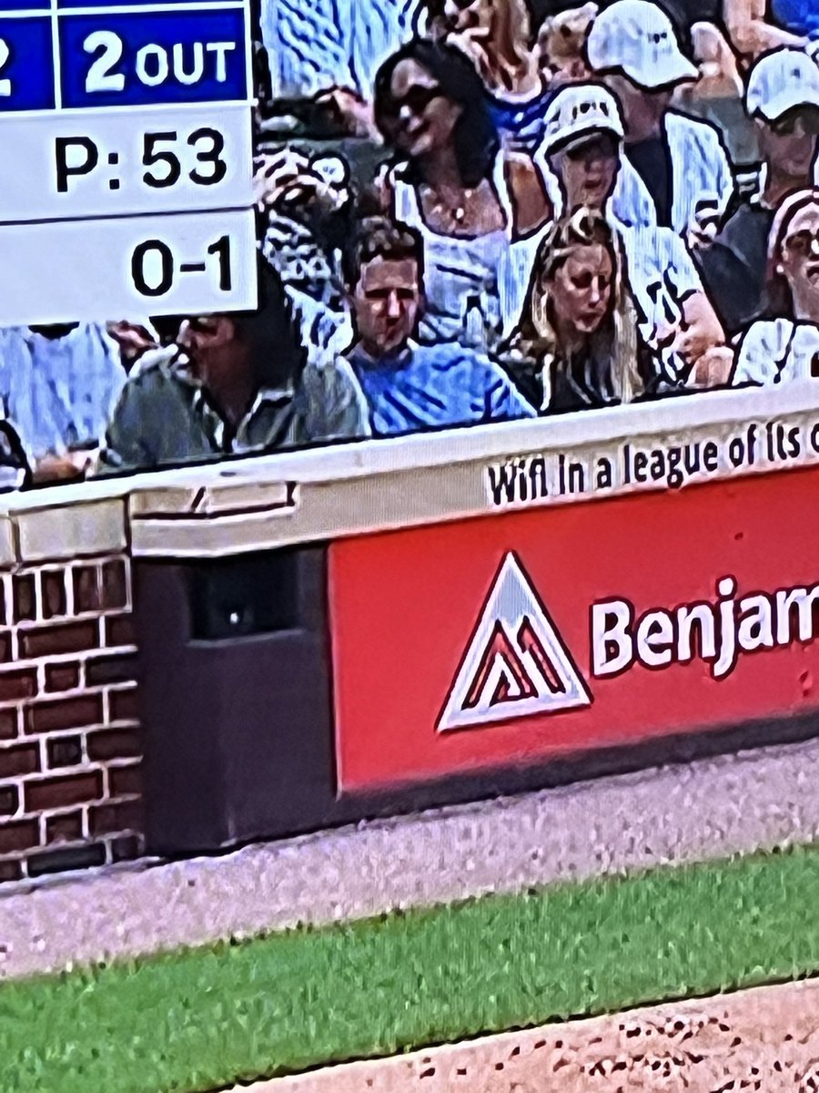 Is <a href="/danorlovsky7/">Dan Orlovsky</a> at the Cubs game today??