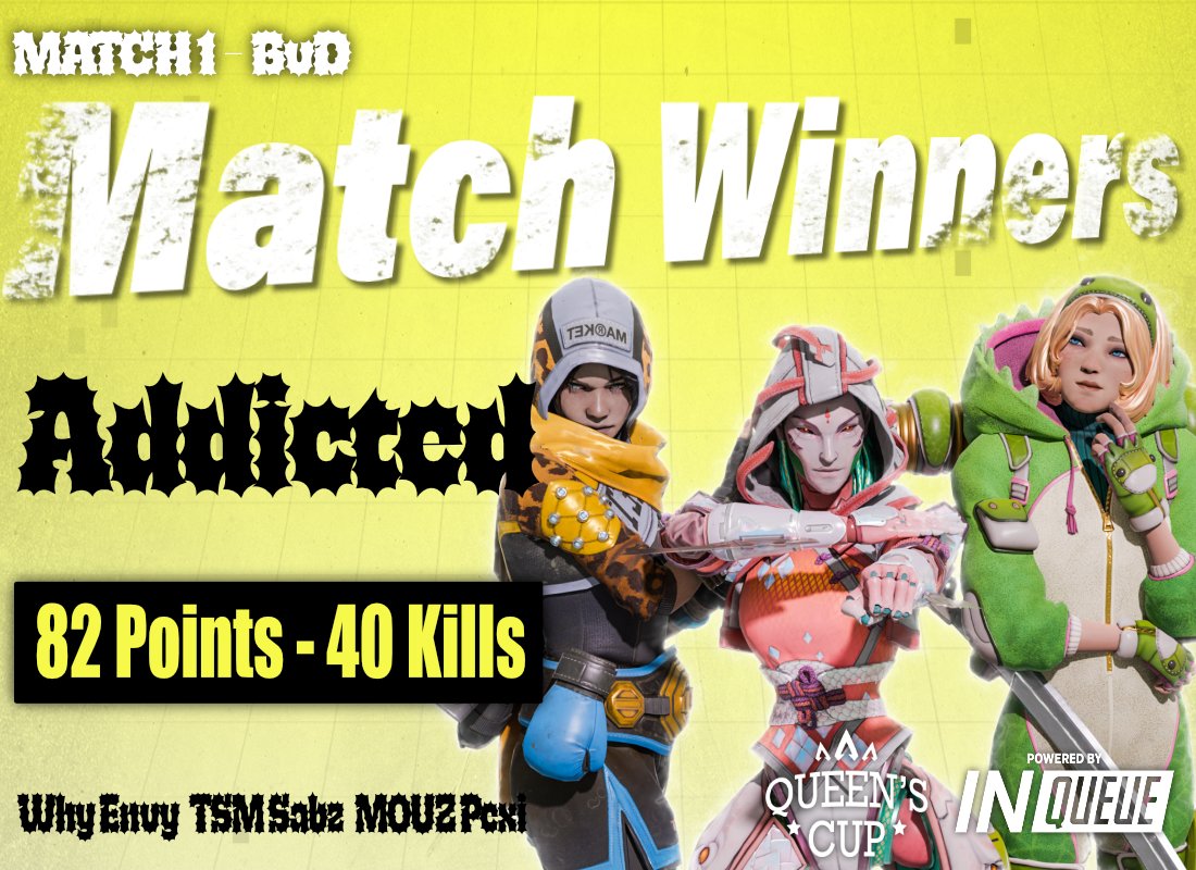 RynoLive_'s tweet image. Congratulations once again to @Why_Envyyy @SabzBear @ladypexi on team Addicted for taking home the W in Lobby 1!
Congratulations as well to @crestepTTV @MqpleFPS & @Kyri_x on @SolisApex for dominating and taking home the W in Lobby 2!
Who's ready for week 2?