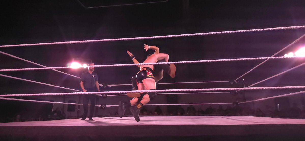 CarlosStoneking's tweet image. #nxttampa #WWENXT @RidgeWWE Welcome back to the Steam Pig. Ridge is back!!!