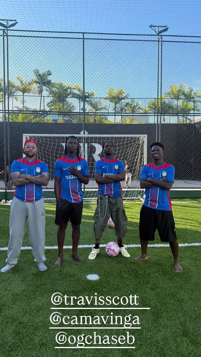 lenstopiaXX's tweet image. Travis Scott links up with Vini Jr. for his birthday in Brazil 🔥 🇧🇷