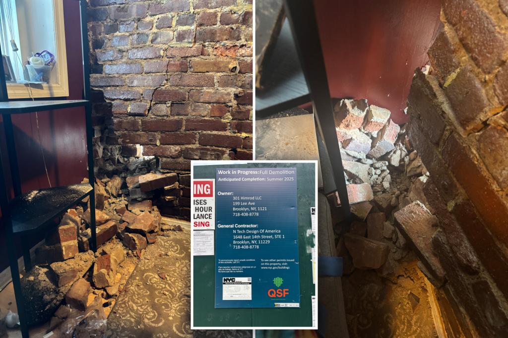 Construction crew accidentally blasts through living room wall of NYC couple’s apartment: ‘I just saw daylight’ trib.al/LAzYUwe