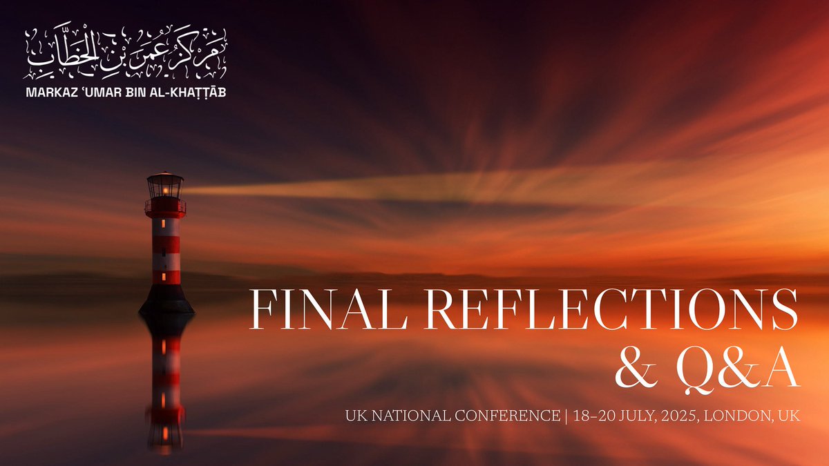 Markaz_Umar's tweet image. 🚨 LIVE NOW: Final Reflections & Q&A
youtube.com/live/s-w_58B5x…